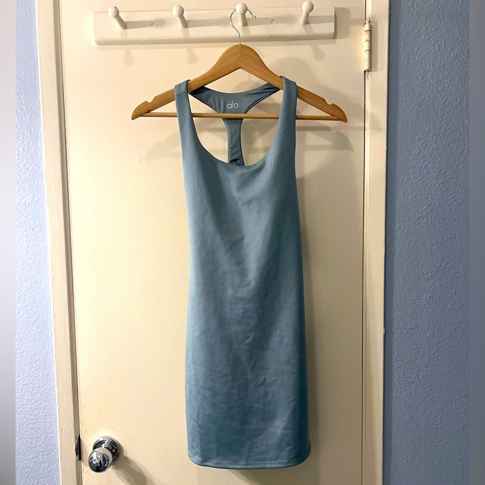 Alo Grey Airlift Fly Dress